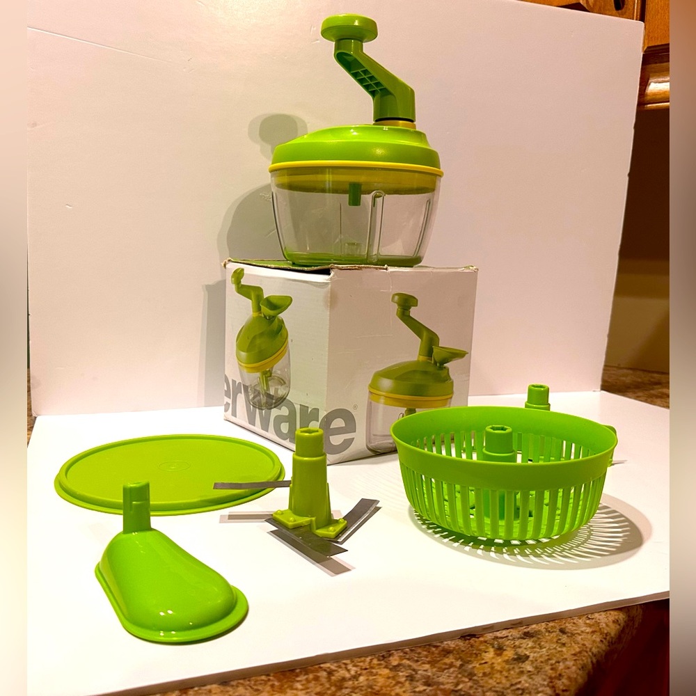 Tupperware Quick Chef Pro Chopper - EUC with Box 📦